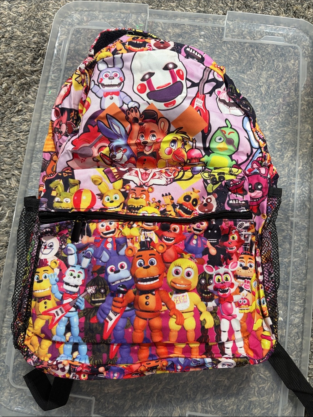 Five Nights at Freddy themed Backpack NWOT